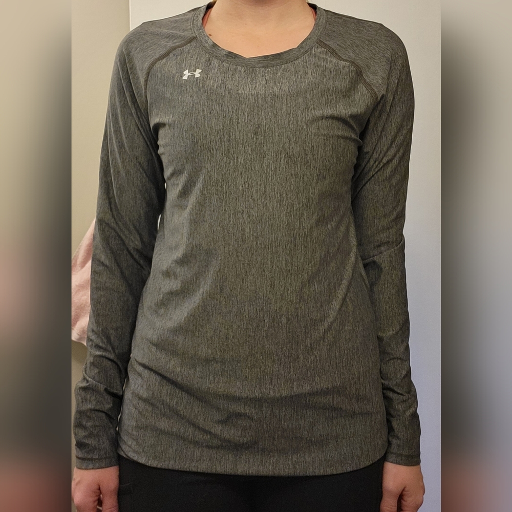 Under Armour gray workout shirt - small